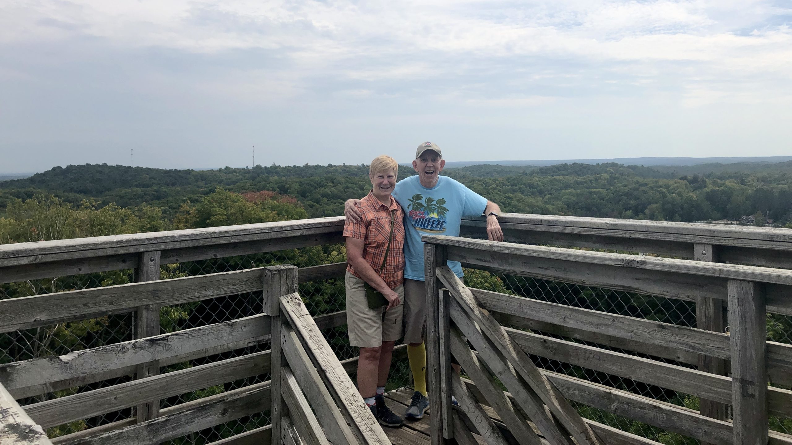 Atop Timms Hill Observation Tower